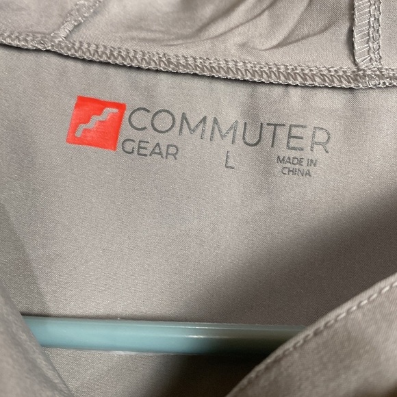 Commuter Gear Men's Grey Rain Jacket, Packable Jacket / Size-Large - Picture 4 of 13